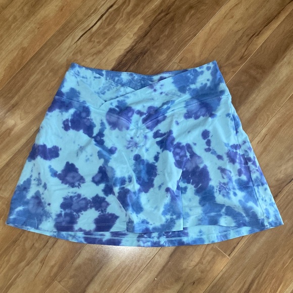 Victoria's Secret Dresses & Skirts - Victoria's Secret Blue and Purple Skater Skirt